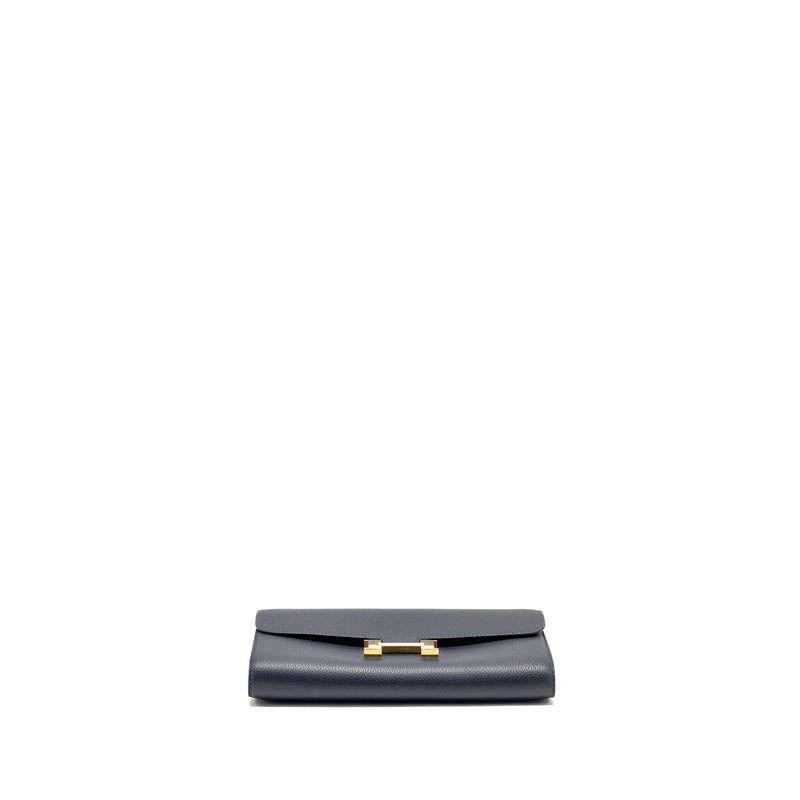 Hermes Constance to Go Evercolor Blue Nuit GHW Stamp Z