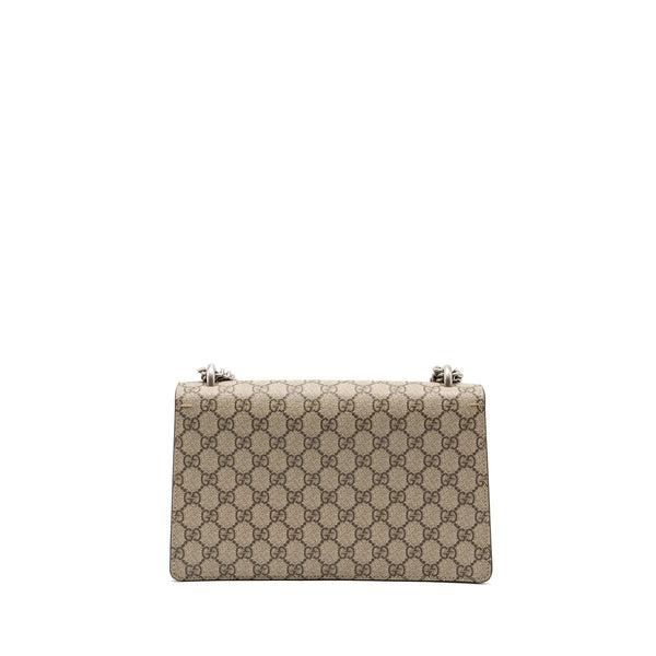 GUCCI DIONYSUS GG SHOULDER BAG GG SUPREME CANVAS/SUEDE BEIGE SHW