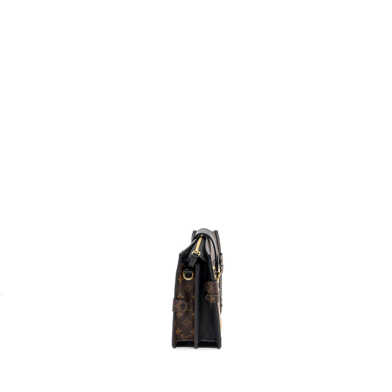 Louis Vuitton Monogram Reverse Canvas Trunk Clutch Bag