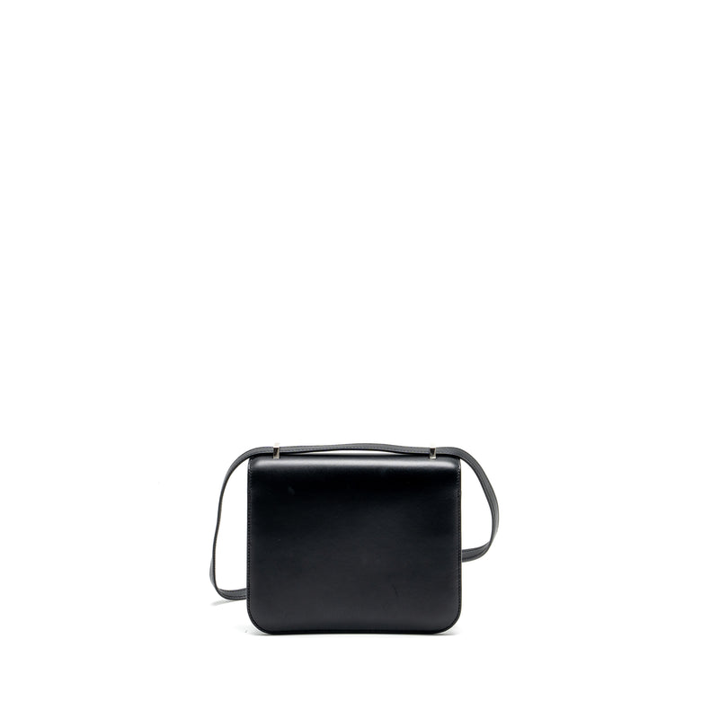 Hermes mini constance Allegro black / white SHW stamp Y