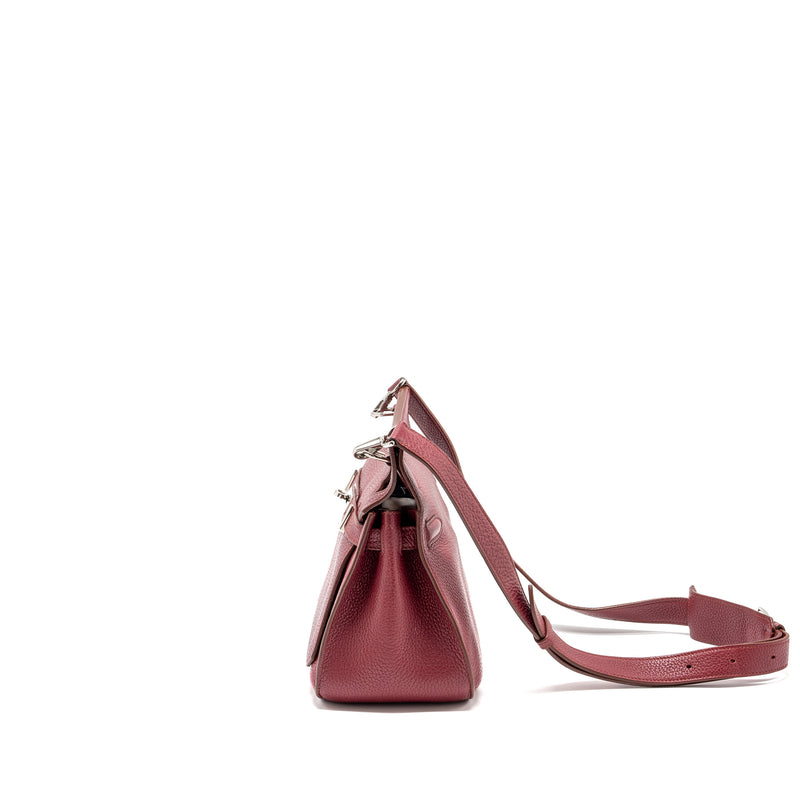 Hermes jypsiere 28 Clemence rouge grenat SHW Stamp square P