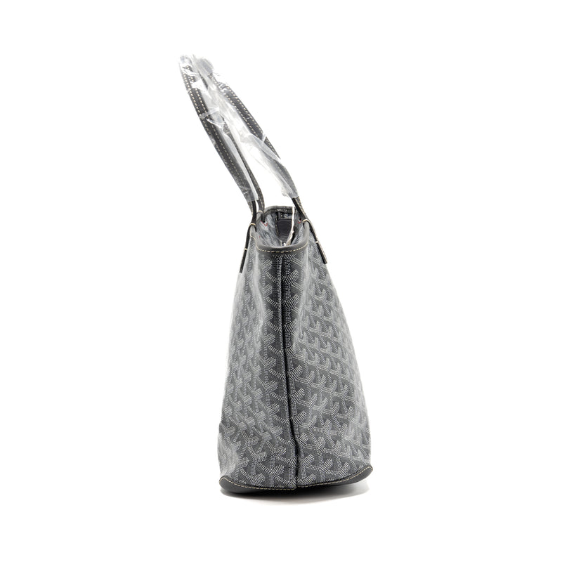 Goyard Artois Pm tote bag goyardine canvas / calfskin grey