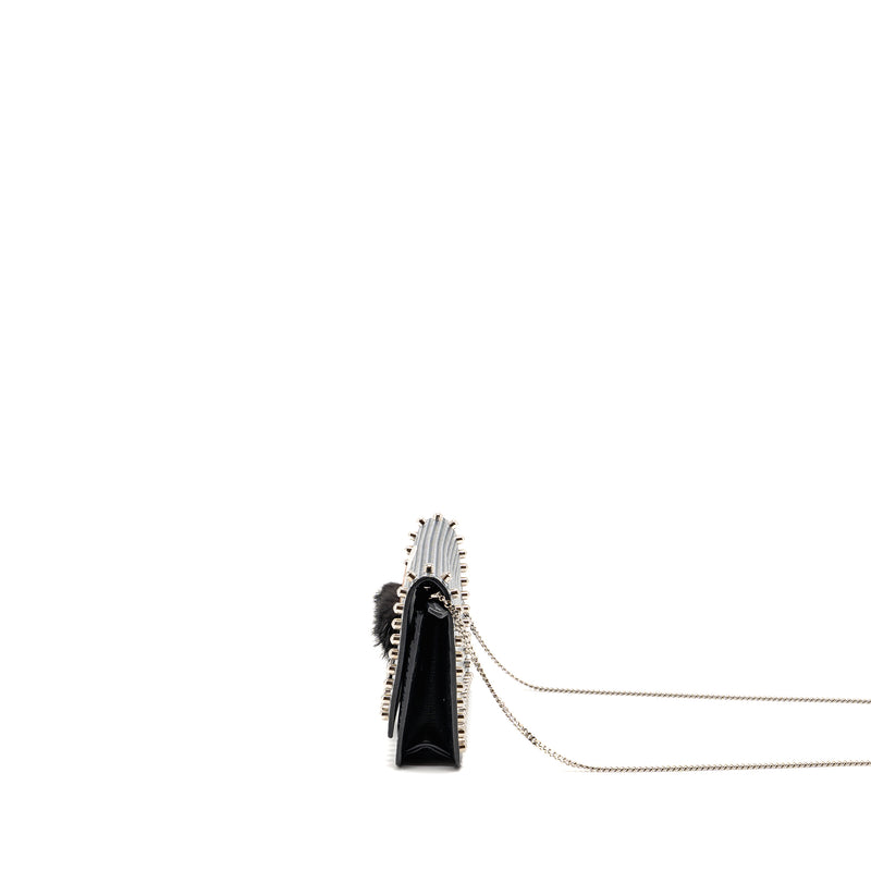 Fendi Karlito Wallet on Chain Leather Multicolour SHW