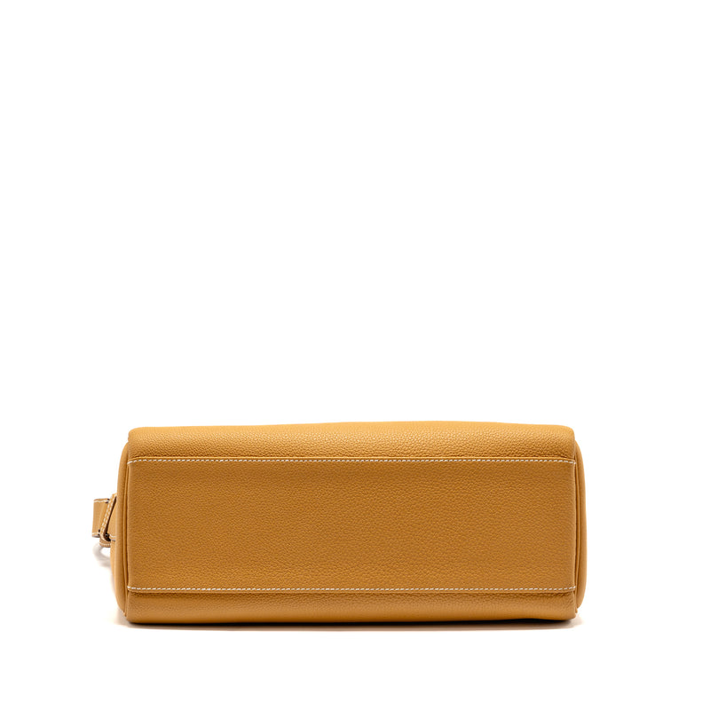 Hermes kelly messenger GM togo naturel sable SHW stamp B