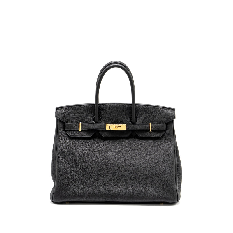 Hermes Birkin 35 Togo Black GHW Stamp D