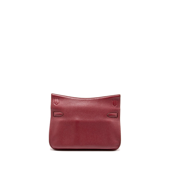 Hermes jypsiere 28 Clemence rouge grenat SHW Stamp square P