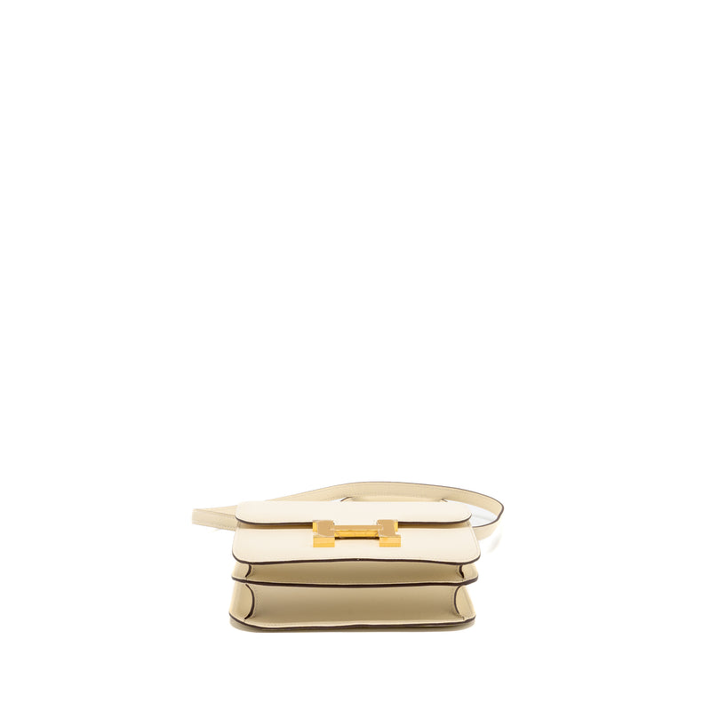 Hermes Mini Constance epsom Nata GHW stamp U