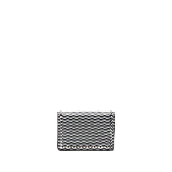 Fendi Karlito Wallet on Chain Leather Multicolour SHW