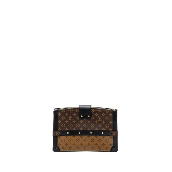 Louis Vuitton trunk clutch monogram reverse canvas GHW