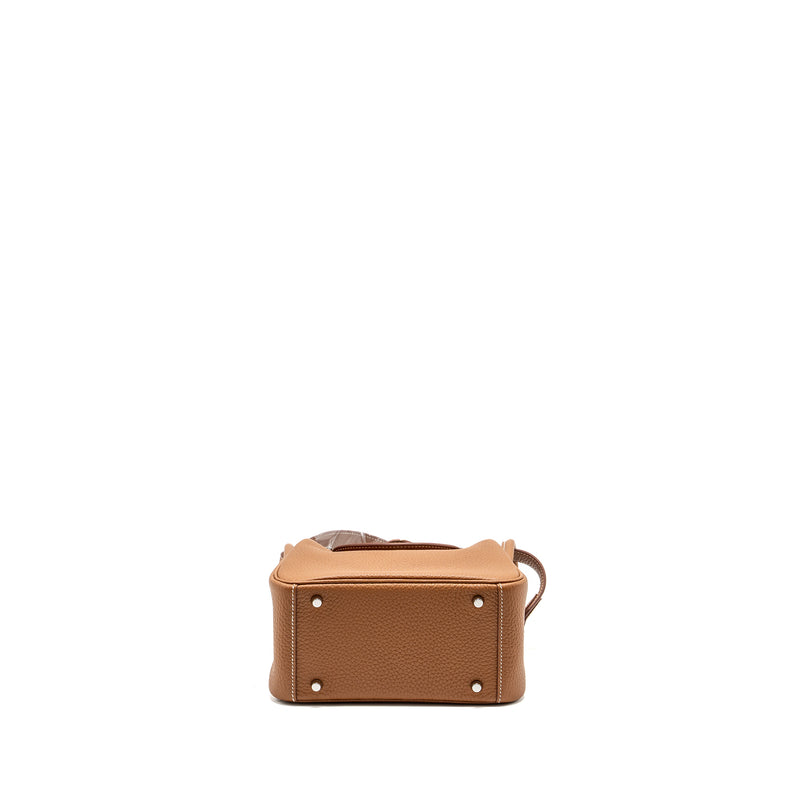 Hermes Mini Lindy clemence gold SHW stamp B