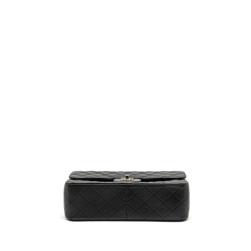 Chanel Jumbo Classic double flap bag caviar black SHW