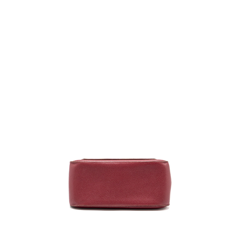 Hermes jypsiere 28 Clemence rouge grenat SHW Stamp square P