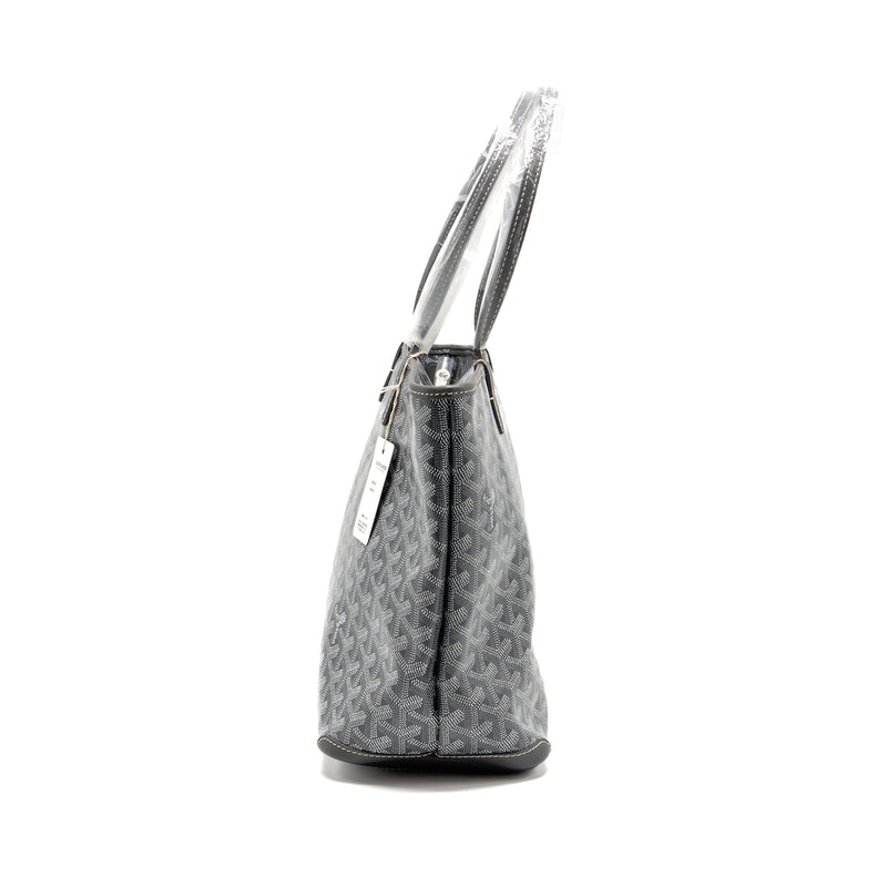 Goyard Artois Pm tote bag goyardine canvas / calfskin grey