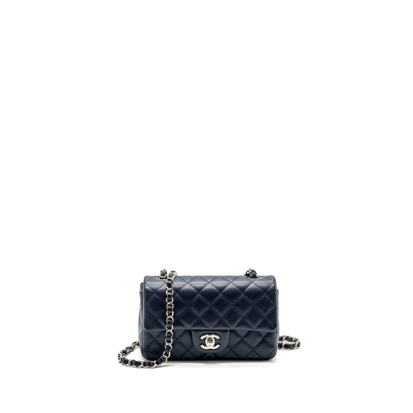 Navy blue 2024 chanel purse