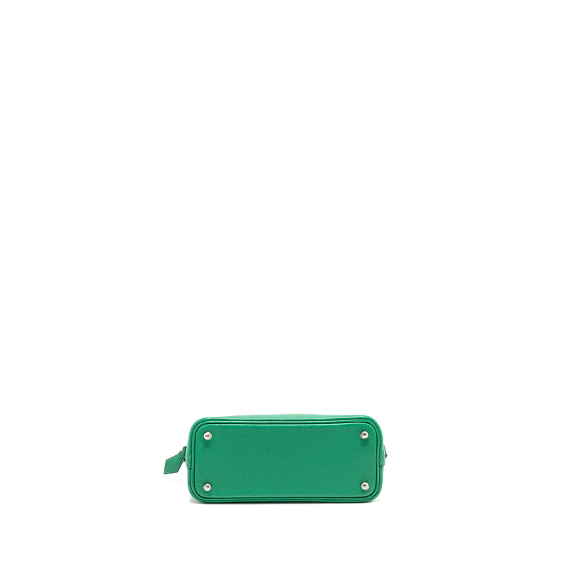 Hermes Mini Bolide Chèvre Mysore 6W Menthe SHW Stamp U