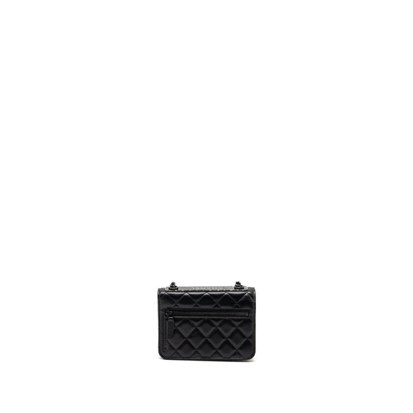 Chanel Trendy CC Wallet On Chain Lambskin Black With Black Hardware (Microchip)