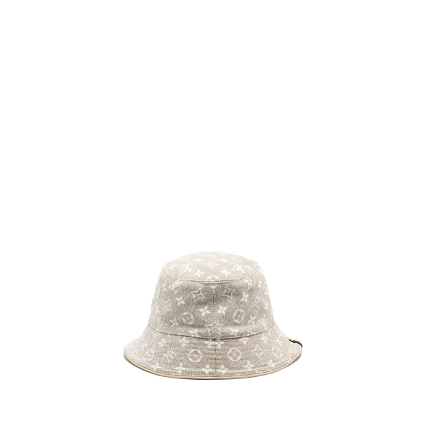 Louis Vuitton Monogram Jacquard Denim Bucket Hat Light Grey/Multidolour