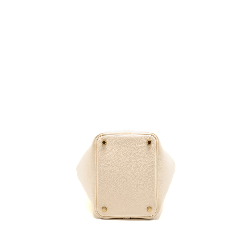 Hermes Picotin 18 Lock bag Clemence Nata GHW Stamp Z