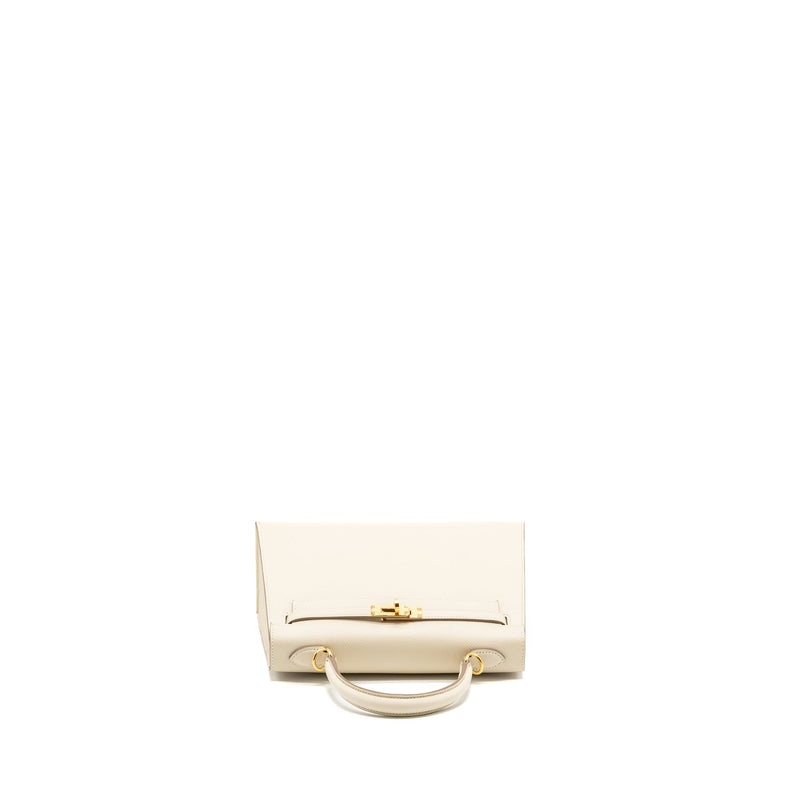 Hermes Kelly 25 Epsom Craie GHW stamp U