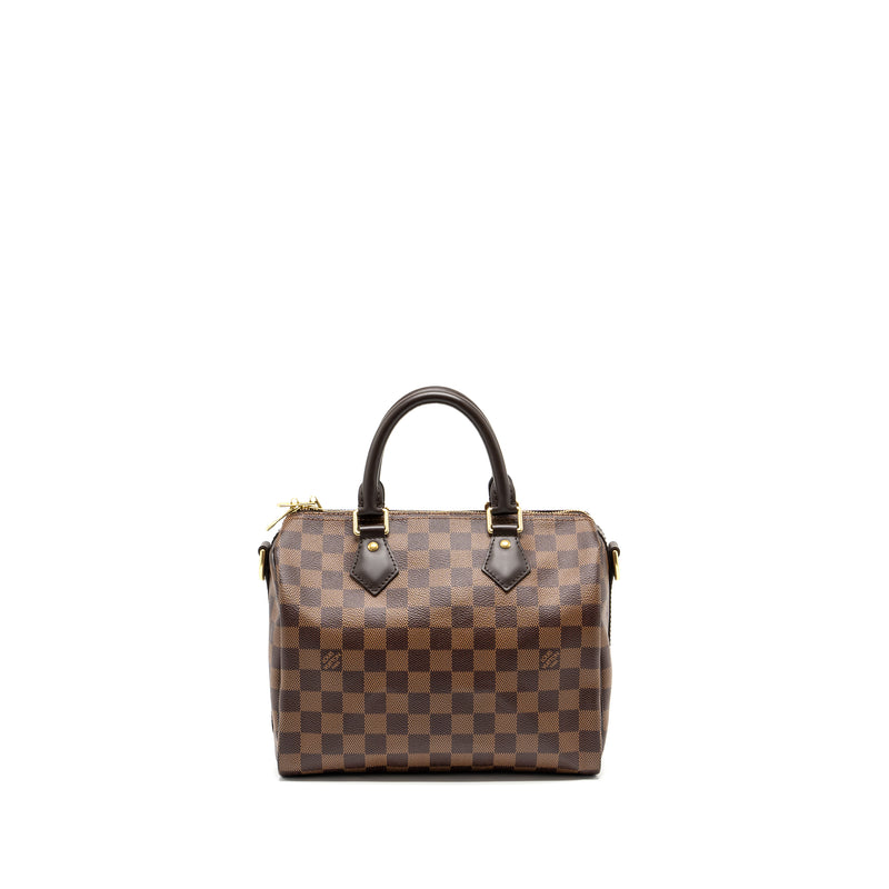 Louis Vuitton Speedy Bandouliere 25 Damier EBENE GHW