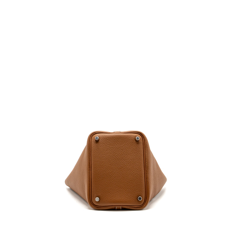 Hermes picotin 18 lock bag clemence gold SHW stamp U