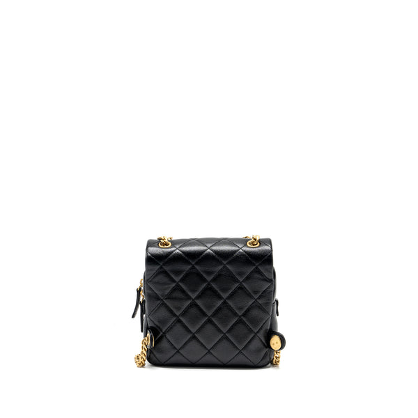 Chanel Quilted flap backpack caviar black GHW (microchip)