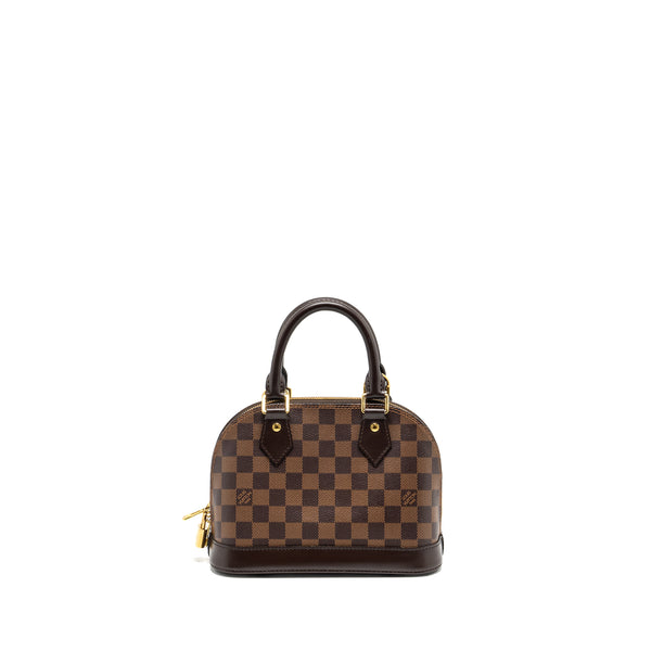 Louis Vuitton Alma BB Damier Ebene Canvas GHW