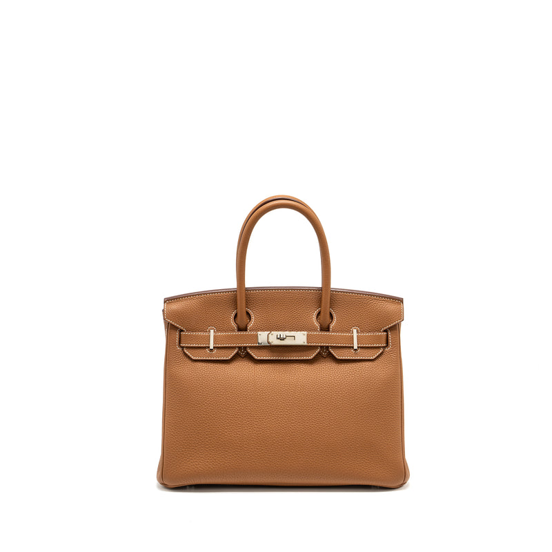 Hermes Birkin 30 Togo Gold SHW Stamp D