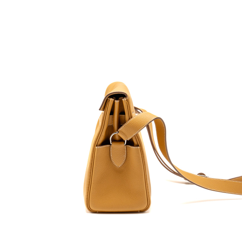 Hermes kelly messenger GM togo naturel sable SHW stamp B