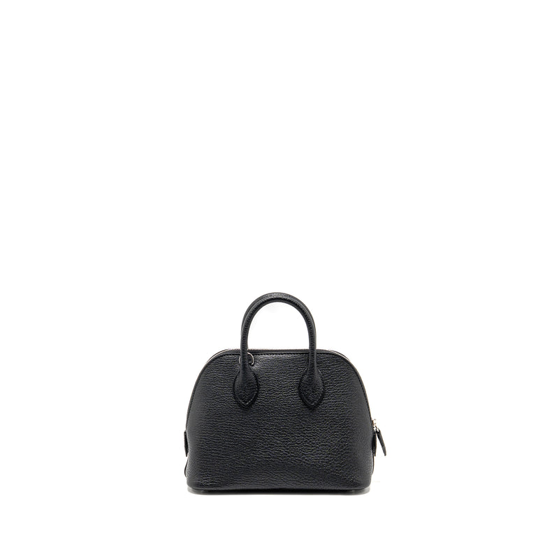 Hermes Mini Bolide 1923 Chèvre Mysore Black SHW Stamp K