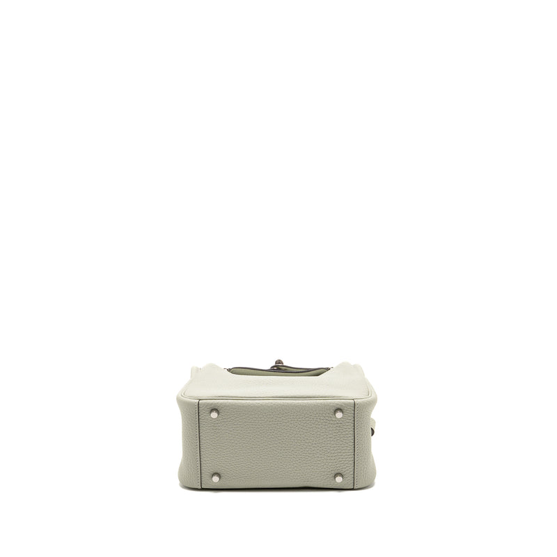 Hermes Mini Lindy Clemence Gris Neve SHW stamp B