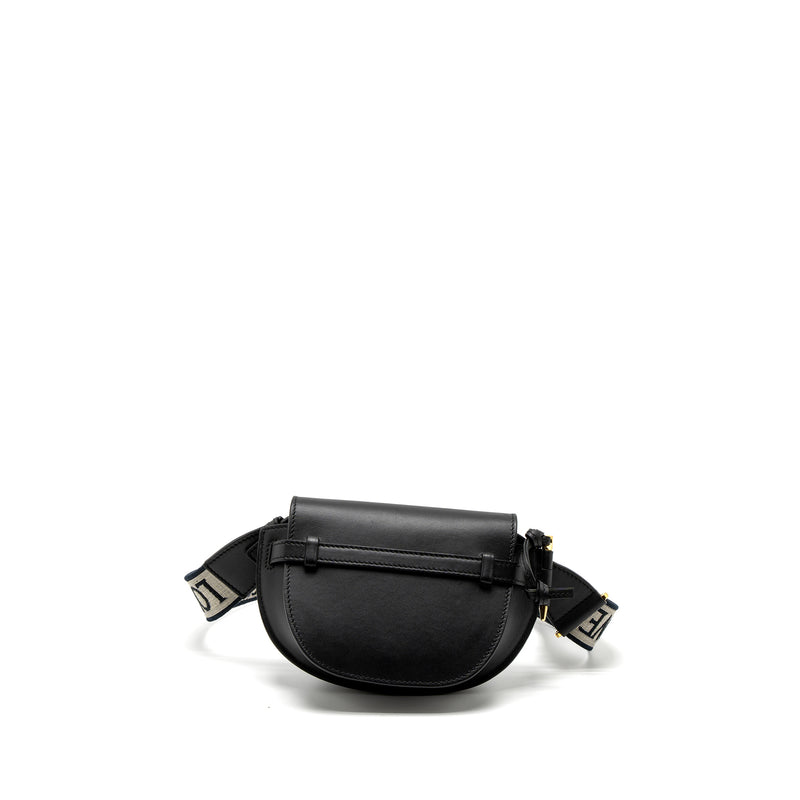 Loewe Mini Gate Dual Bag Calfskin Black GHW