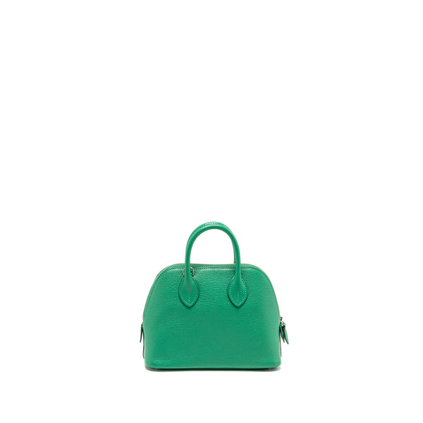 Hermes Mini Bolide Chèvre Mysore 6W Menthe SHW Stamp U