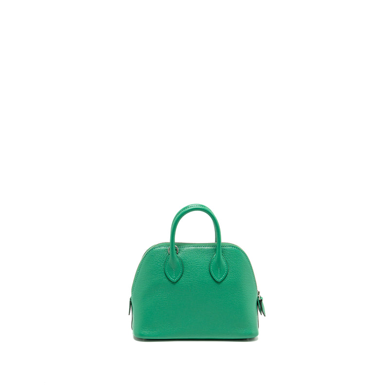 Hermes Mini Bolide Chèvre Mysore 6W Menthe SHW Stamp U