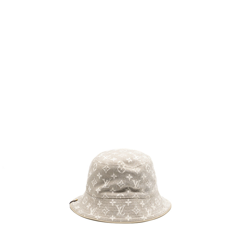 Louis Vuitton Monogram Jacquard Denim Bucket Hat Light Grey/Multidolour