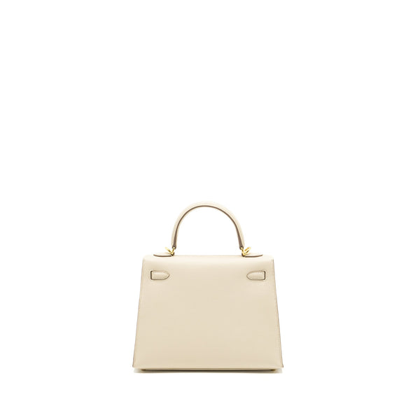 Hermes Kelly 25 Epsom Craie GHW stamp U