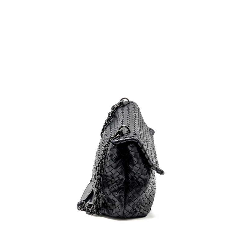 Bottega Veneta Olympia Bag Leather Black with Black Hardware