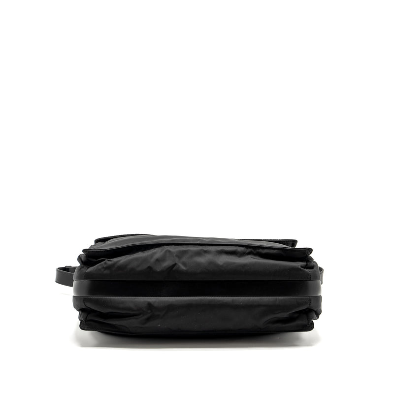 Prada Padded Re-Nylon Shoulder Bag Black SHW