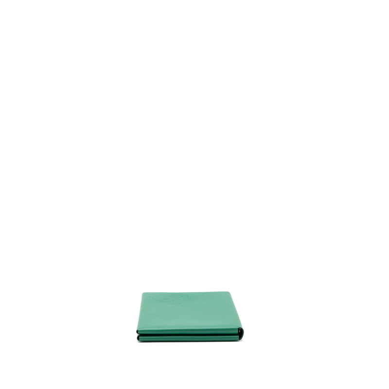 Hermes Calvi Pochette MM Evercolor Vert Vertigo/ Vert Titien SHW Stamp C