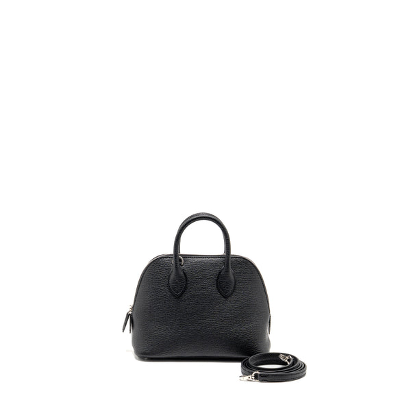 Hermes Mini Bolide 1923 Chèvre Mysore Black SHW Stamp K