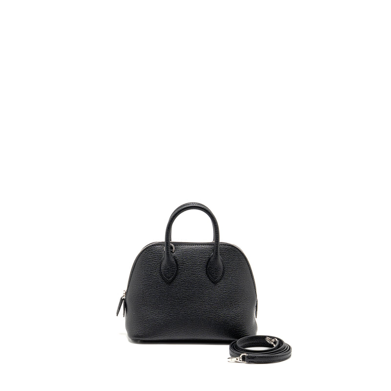 Hermes Mini Bolide 1923 Chèvre Mysore Black SHW Stamp K