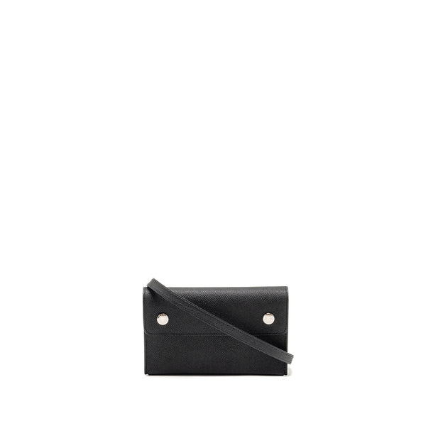 Hermes Hermesnap Epsom Black SHW Stamp W