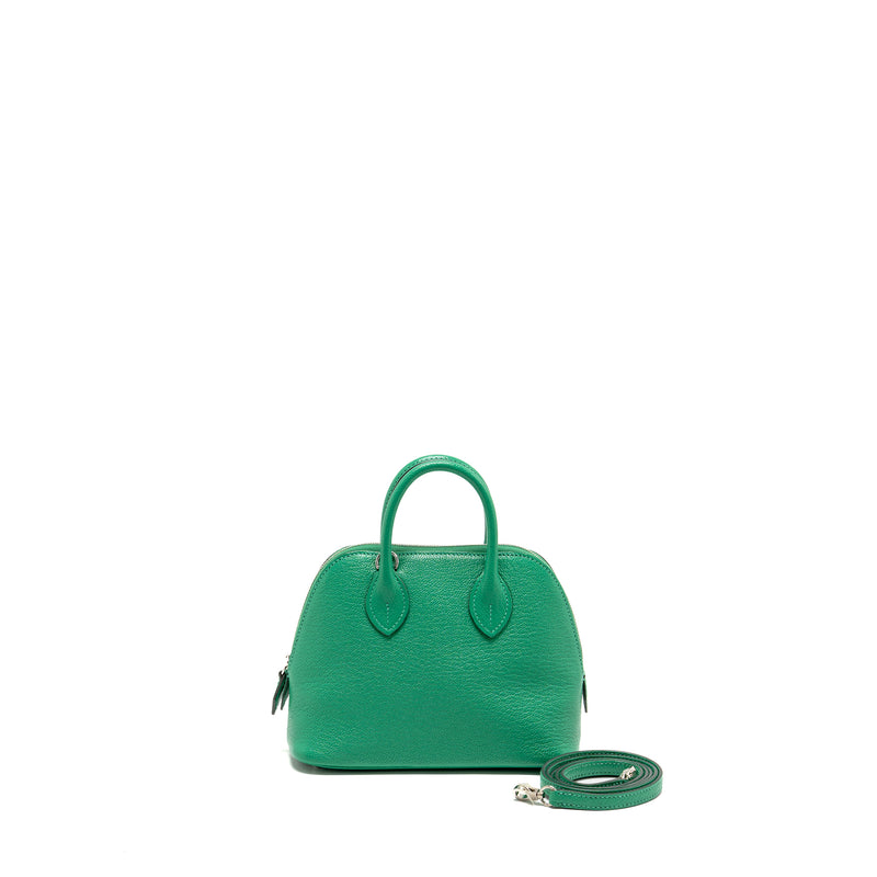 Hermes Mini Bolide Chèvre Mysore 6W Menthe SHW Stamp U