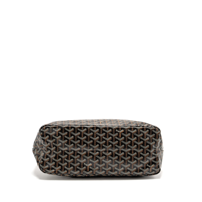 Goyard Boheme Hobo Bag Goyardine Canvas/Calfskin Black SHW