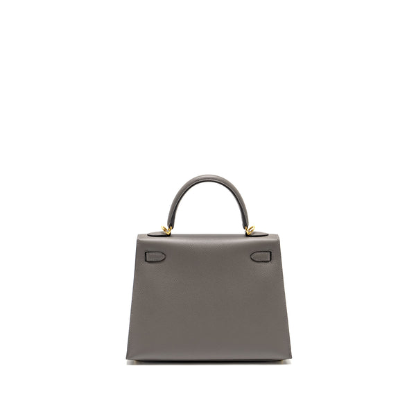 Hermes Kelly 25 Epsom Girs Meyer GHW Stamp U