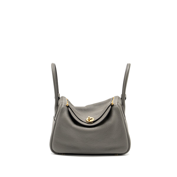 Hermes Lindy 26 Clemence 0L Gris Meyer GHW Stamp U