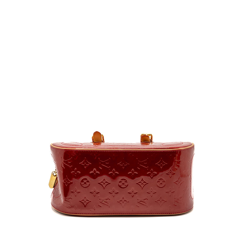 Louis Vuitton Trouville patent leather red GHW