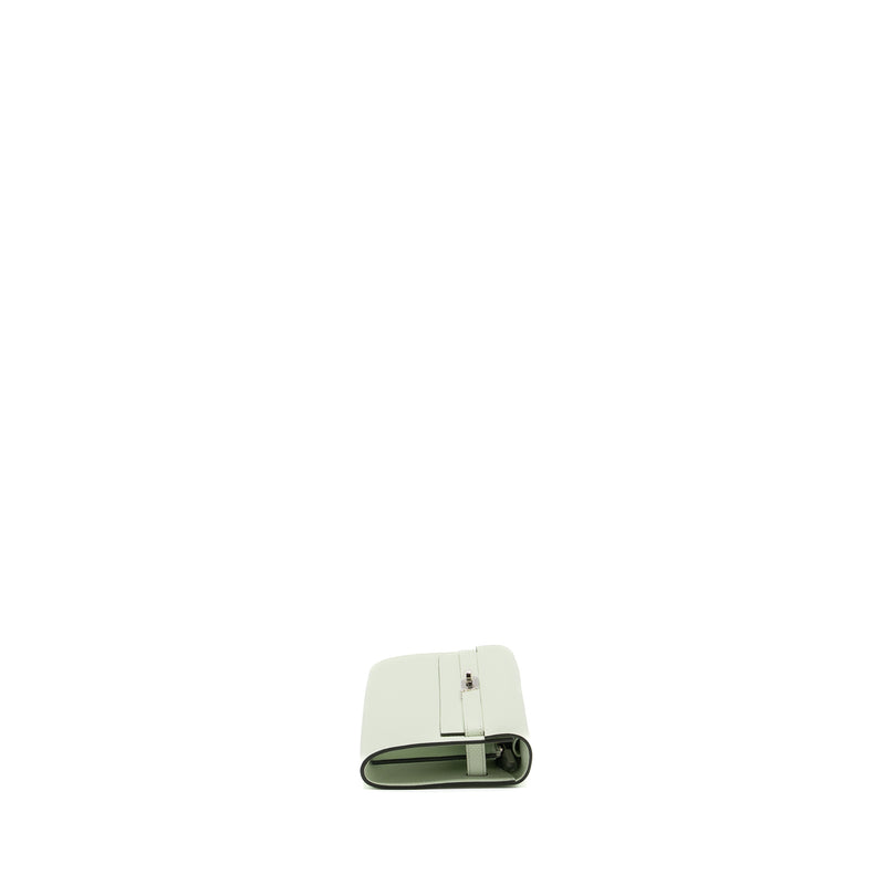 Hermes Kelly To Go Epsom Vert Fizz SHW Stamp B
