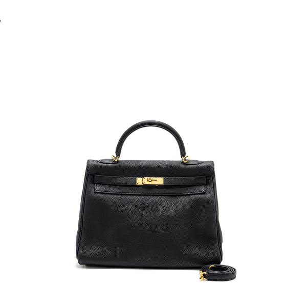 Hermes kelly 32 togo black GHW stamp A