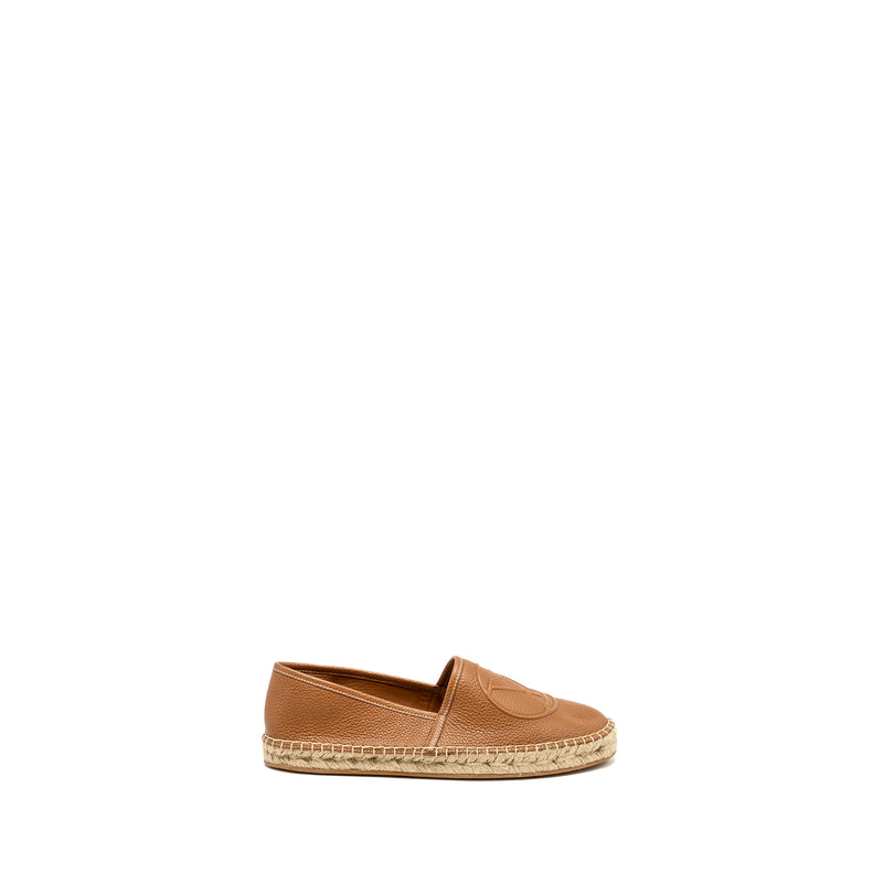 Louis Vuitton Size 37 Starboard Flat Espadrille Brown